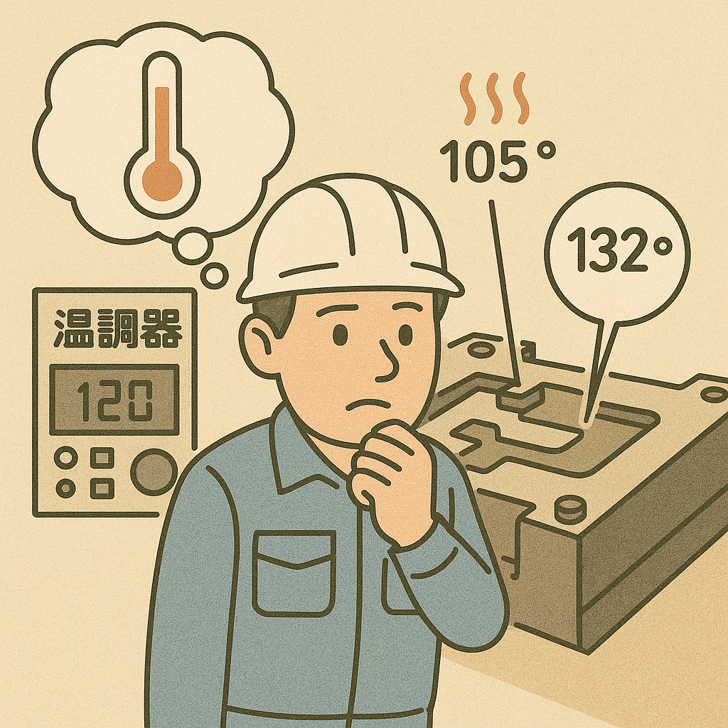 温度のばらつきが品質に影響している
